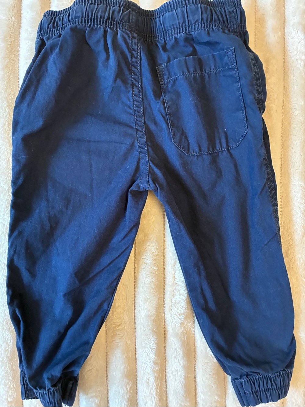 Carter’s 12M Fire Truck Outfit Set Thermal Shirt Navy Joggers Toddler - Picture 5 of 8